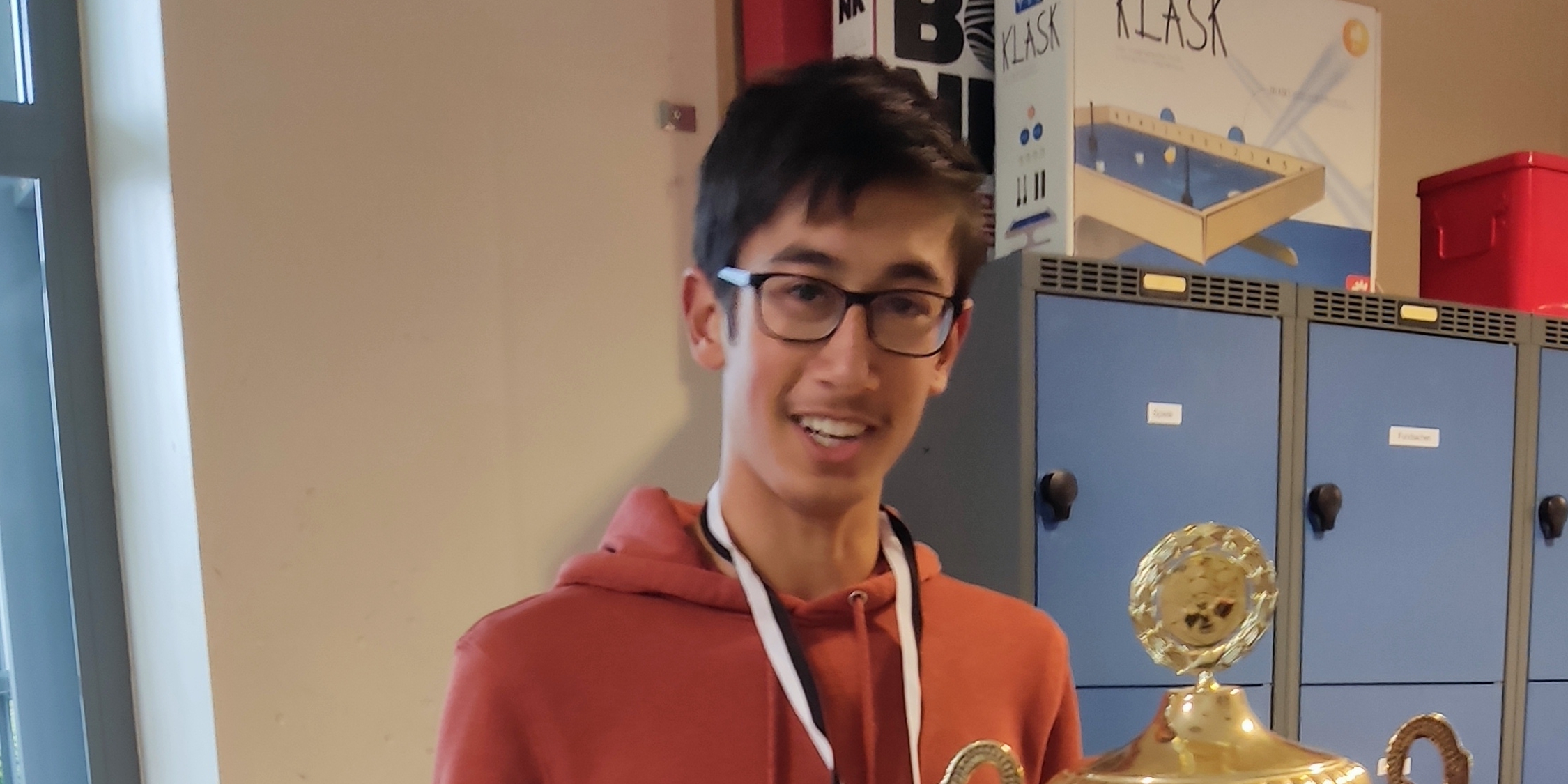 Patrick Drees wird Schach-Bezirksmeister U16
